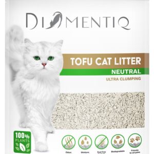 DIAMENTIQ Tofu Neutral Ultra clumping - augalinis kraikas - 2,5 kg