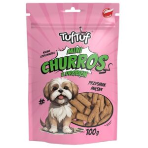 TUF TUF Mini Churros with poultry - skanėstas šuniui - 100g