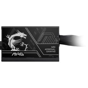 MSI MAG A650BN PCIE5 II maitinimo blokas 650 W 20+4 pin ATX ATX Juoda - Image 3