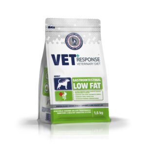 VET RESPONSE Gastrointestinal Low fat - sausas maistas šunims - 1,6kg