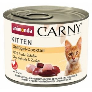 ANIMONDA Carny Kitten Poultry cocktail - šlapias kačių maistas - 200g