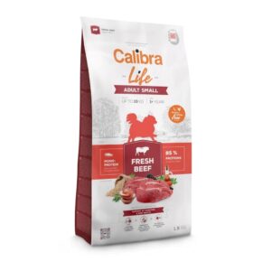 CALIBRA Dog Life Adult Small Fresh Beef - sausas maistas šunims - 1,5kg