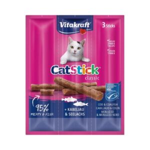 VITAKRAFT Cat Stick Mini dorsz przysmak kot 3vnt