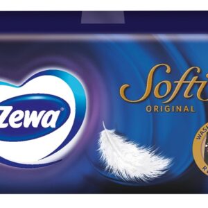 Vienkartinės nosinaitės ZEWA SOFTIS, 4 sl., 9 vnt.