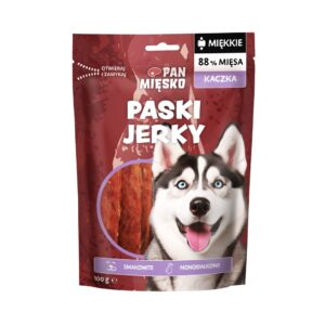 PAN MIĘSKO Jerky Duck - skanėstas šuniui - 100g