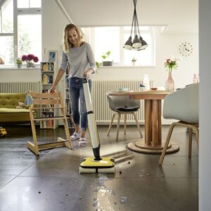 Kärcher FC 7 Cordless Elektrinė šluota Baterija Sausas ir drėgnas Bemaišis Sidabras, Geltona - Image 3