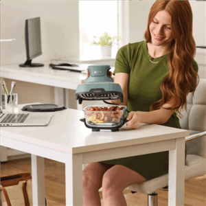 Ninja CRISPi Vienas 3,8 L 1700 W Karšto oro gruzdintuvė Mėlyna, Pilka, Permatomas - Image 6