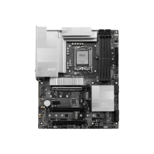 Mainboard MSI Intel Z890 LGA1851 ATX Memory DDR5 Memory slots 4 1xPCI-Express 4.0 1x 2xPCI-Express 4.0 4x 1xPCI-Express 5.0 16x 4xM.2 1xHDMI 1xDisplayPort 4xUSB 2.0 3xUSB 3.2 1xUSB-C 1xUSB-C w/Thunderbolt 1xPS/2 1xRJ45 3xAudio port PROZ890-PWIFI - Image 3