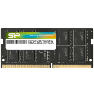 SILICON POWER DDR4 SODIMM RAM atmintis 3200 MHz CL22 8 GB (SP008GBSFU320X02) Juoda - Image 3