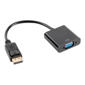 Lanberg AD-0002-BK vaizdo kabelio adapteris 0,2 m VGA (D-Sub) DisplayPort Juoda - Image 3