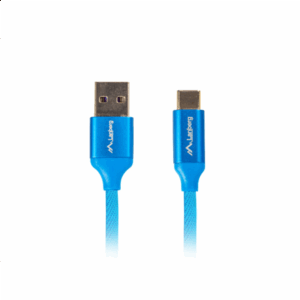 Lanberg CA-USBO-21CU-0010-BL USB kabelis USB 2.0 1 m USB A USB C Mėlyna - Image 4