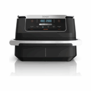 Ninja AF550EU gruzdintuvė Dvigubas 6,6 L Autonominės 2470 W Karšto oro gruzdintuvė Juoda, Sidabras - Image 2