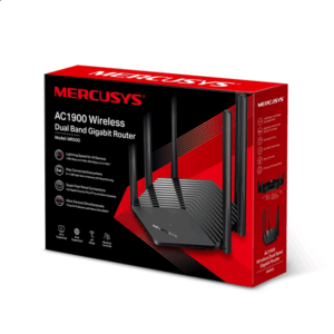 Mercusys MR50G belaidis maršrutizatorius Gigabitinis eternetas Dviguba juosta (2,4 GHz / 5 GHz) Juoda - Image 5