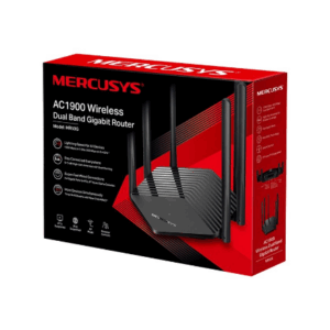 Mercusys MR50G belaidis maršrutizatorius Gigabitinis eternetas Dviguba juosta (2,4 GHz / 5 GHz) Juoda - Image 8