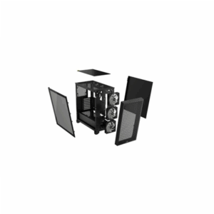 Corsair 3000D Airflow RGB, PC case, mid-tower, ATX, tempered glass - black - Image 6