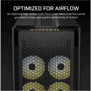 Corsair iCUE 9000D RGB Airflow PC Case, Full Tower - Black - Image 9