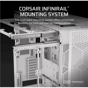 Corsair iCUE 9000D RGB Airflow PC Case, Full Tower - White - Image 7