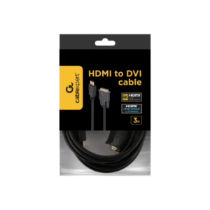 Gembird 3m, HDMI/DVI, M/M DVI-D Juoda - Image 9