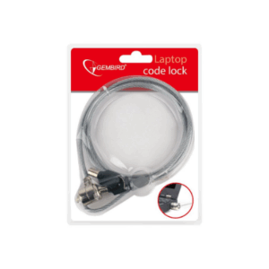 Gembird LK-K-01 kabelinė spyna nešiojamiesiems kompiuteriams (rakto užraktas) 1,8 m - Image 5