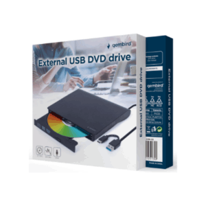 Gembird DVD-USB-031 Išorinis USB DVD įrenginys, juodas - Image 5