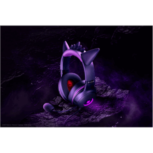 Razer Kraken Kitty V2 Gaming Headset, USB, Chroma RGB - Pokémon Gengar Edition - Image 6