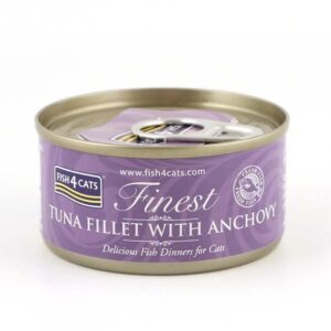 FISH4CATS Tuna fillet with anchovy - šlapias kačių maistas - 70g