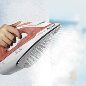 Tefal Virtuo 30 FV2C40E0 lygintuvas Sauso ir garų tipo lygintuvas Keraminis padas 2000 W Persikas, Balta