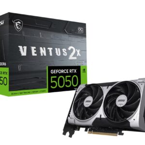 MSI GEFORCE RTX 5050 8G VENTUS 2X OC vaizdo plokštė NVIDIA 8 GB GDDR6 - Image 3