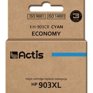 Actis " KH-903CR" rašalas (vietoj HP 903XL T6M03AE; standartinis; 12 ml; mėlynas) - naujas lustas