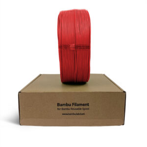 3D Plastikas - Filamentas PLA Refill/Papildymas Basic raudonos spalvos | 1.75 mm, 1kg | Bambu Lab