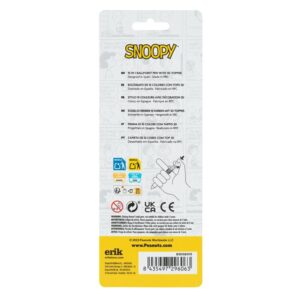 Snoopy - 10-color automatic ballpoint pen with a 3D figure from the Lazy Days collection - Image 2