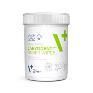 VETEXPERT Caryodent Finger Wipes - šunų vitaminai - 100 ml