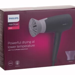 Philips 2100 W plaukų džiovintuvas su „ThermoProtect“ priedu