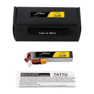 Accumulator Lipo Tattu 2s 650mAh 95C 7.6V HV z XT30 Long-Pack - Image 4