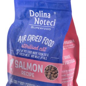 DOLINA NOTECI Superfood Sterilised Cat Lašiša – džiovintas kačių ėdalas - 1 kg