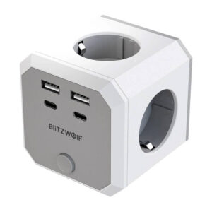 BlitzWolf BW-EC2 8-in-1 Power Cube (4xAC / 2 x USB-A / 2 x USB-C)