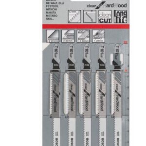 Siaurapjūklio pjūkleliai Bosch, T101AIF, 5 vnt. - Image 2