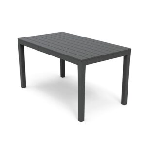Lauko stalas PROGARDEN SUMATRA 01790, pilkas, 138×80×72 cm