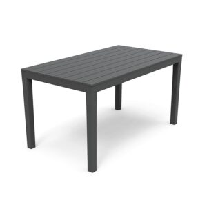 Lauko stalas PROGARDEN SUMATRA 01790, pilkas, 138×80×72 cm - Image 2