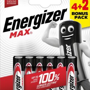 Elementai ENERGIZER AAA/LR03, 1,5V, 6 vnt. - Image 2