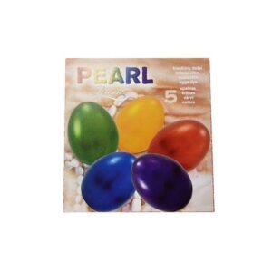 Perlamutriniai kiaušinių dažai, 5 spalvos - Image 2