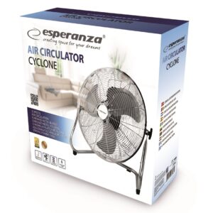 Cirkuliacinis ventiliatorius 18'' ESPERANZA EHF006 CYCLONE Chrome - Image 2