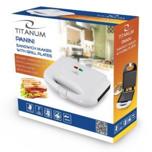 TITANUM TKT004W sumuštinių keptuvė 700 W Balta - Image 2