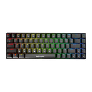 Fifine GK1 mechaninė klaviatūra ,65% RGB juodos spalvos