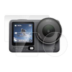 Puluz tempered glass set for DJI Osmo Action 6 3 pcs.