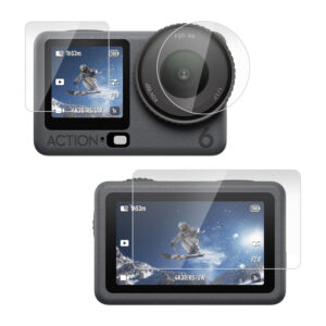 Puluz tempered glass set for DJI Osmo Action 6 3 pcs. - Image 2