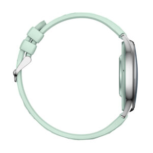 COLMI L28 Išmanusis laikrodis (Silver-green + green leather strap) - Image 3