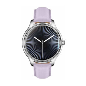 COLMI L28 Išmanusis laikrodis (silver-purple + purple leather strap) - Image 3