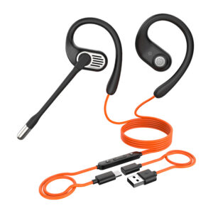 OpenRock Link 10 wired in-ear headphones juodos spalvos