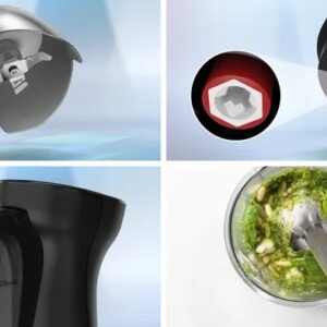 Bosch Serie 4 MSM4B6V2 trintuvas 1,2 L Panardinamas maišytuvas 1000 W Juoda - Image 2